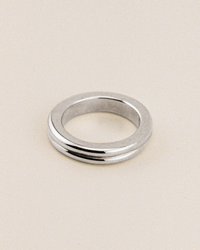 Double Stack Sterling Silver